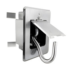 Armador de Rede Embutir Inox Polido
