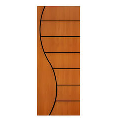 Porta de Madeira Frisada Duratex Mogno M02