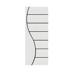 Porta de Madeira Frisada Duratex Branca M02