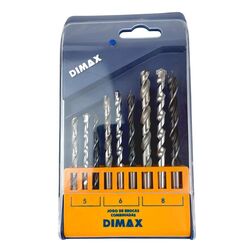 Kit Broca de Aço para Metal, Concreto e Madeira