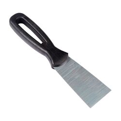 Espátula Reta Aço carbono com Cabo de PVC
