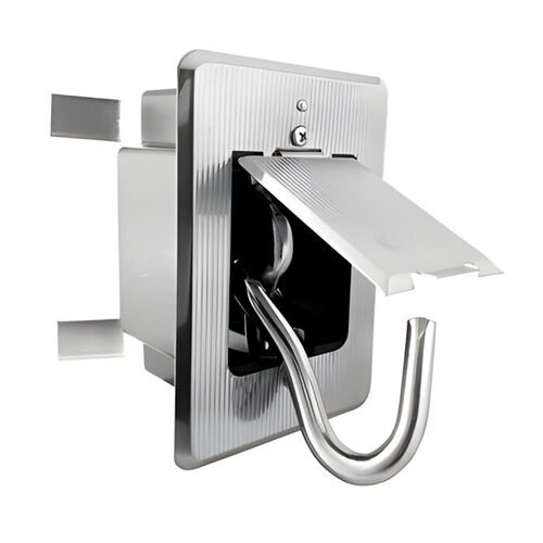 Armador de Rede Embutir Inox Polido