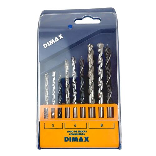 Kit Broca de Aço para Metal, Concreto e Madeira