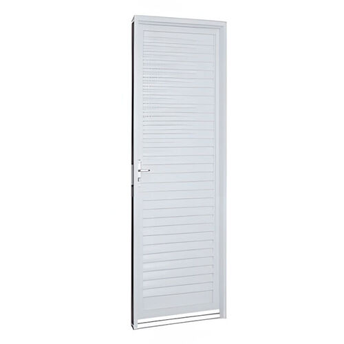 Porta de Alumínio Branco Home Veneziana